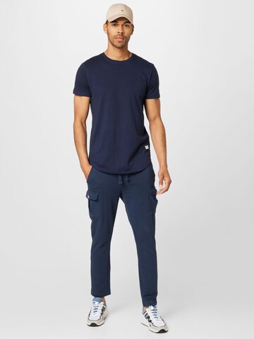 TOM TAILOR - regular Pantalón cargo en azul