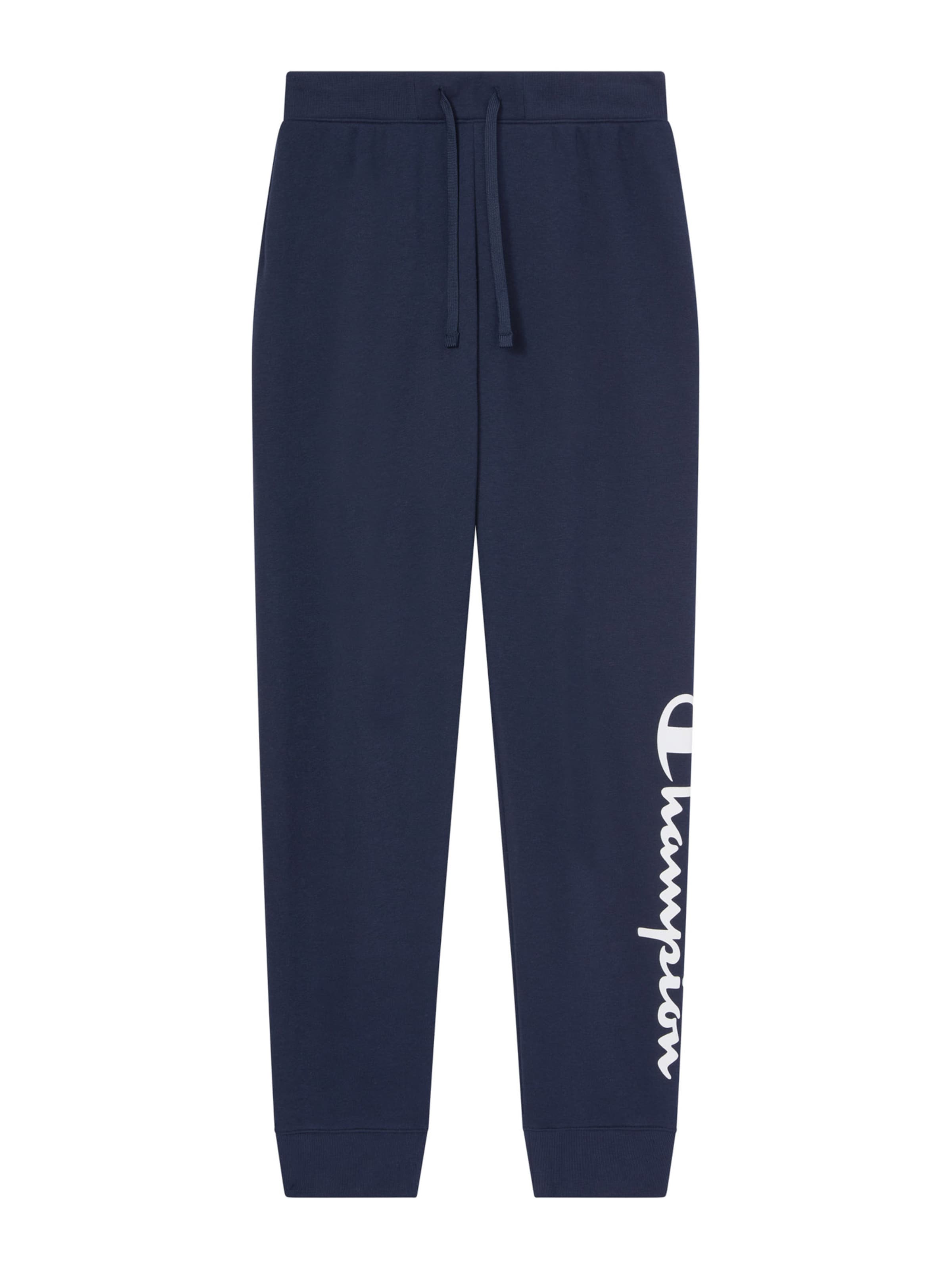 Champion Authentic Athletic Apparel Tapered Broek in Blauw: voorkant