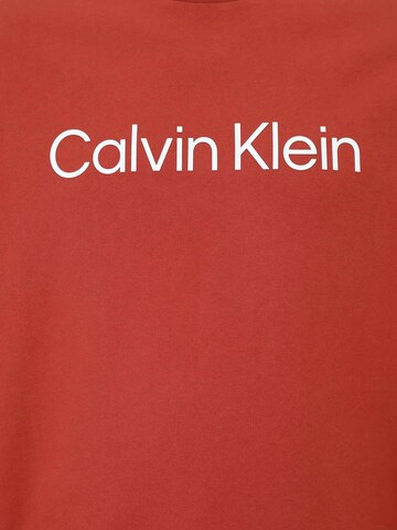 Calvin Klein Big & Tall Sweatshirt 'HERO' in Rood