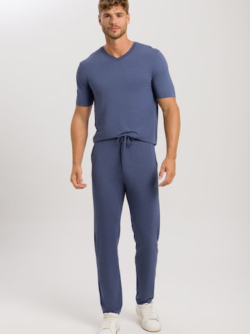 Hanro Regular Sweatpants ' Casuals ' in Blau