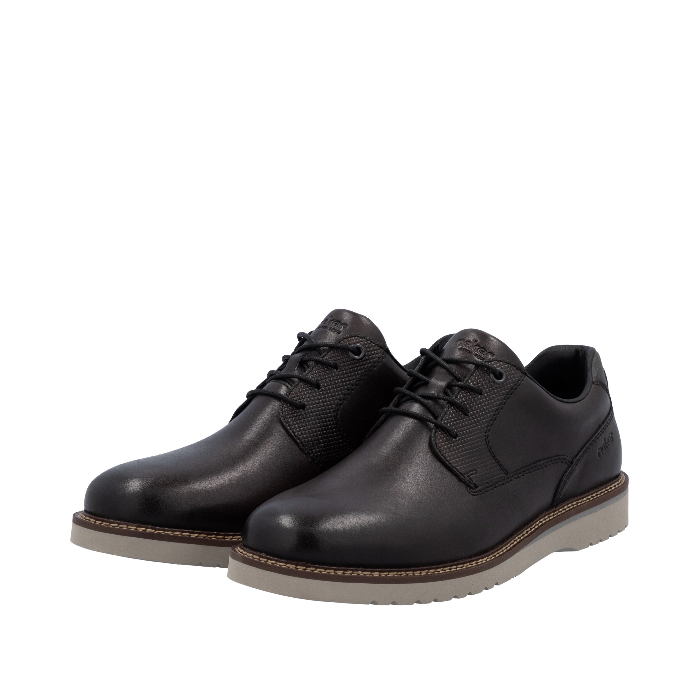 Rieker Lace-Up Shoes in Grey