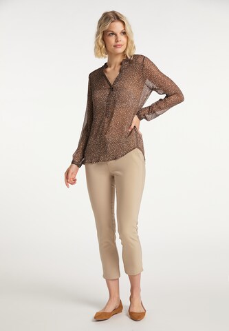 Usha Blouse in Brown
