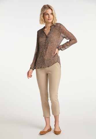 Camicia da donna di Usha in marrone