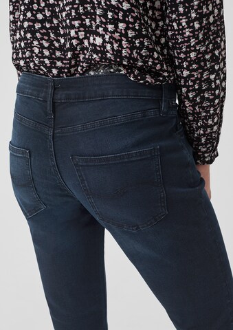 Coupe slim Jean 'Catie' QS en bleu