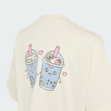 ADIDAS ORIGINALS T-Shirt 'Bubble Tea' in Weiß