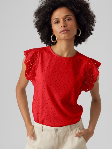 VERO MODA - Blusa 'VMTASSA' en rojo