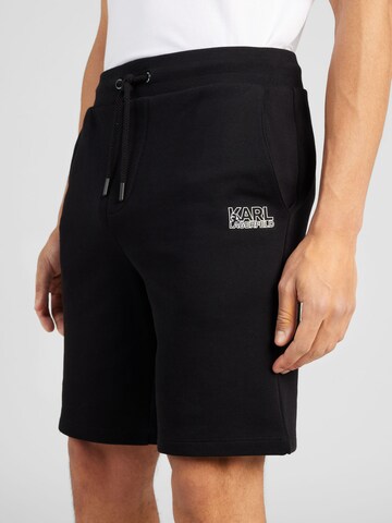 Karl Lagerfeld Regular Shorts in Schwarz