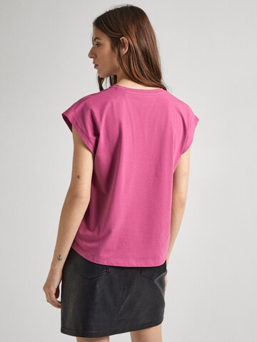 Pepe Jeans Μπλουζάκι 'LORY' σε ροζ