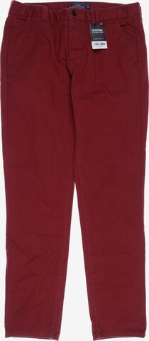 TOPMAN Pants in 34 in Red: front