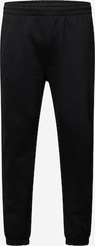 Urban Classics Tapered Trousers in Black: front