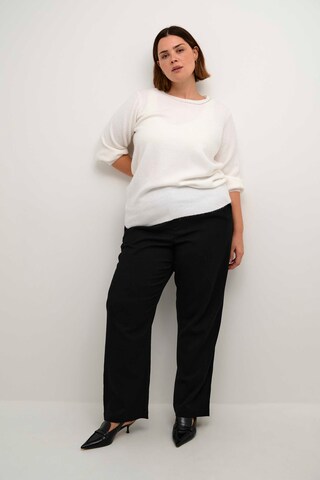 KAFFE CURVE Pullover 'KC Merida' in Weiß