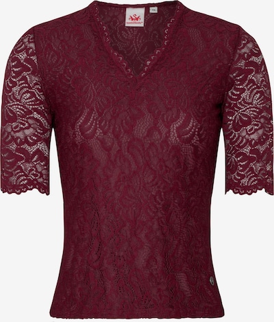 SPIETH & WENSKY Blouse folklorique 'Arktis' en rouge, Vue avec produit