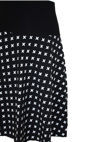 dunkle design Rock 'Kreuz' in Schwarz