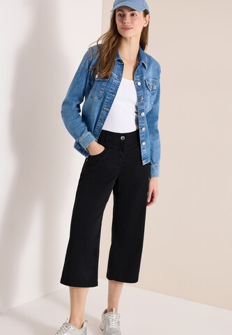 CECIL Loose fit Pants 'Neele' in Black