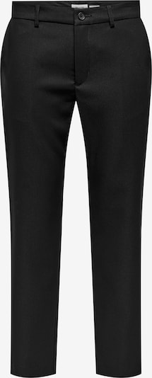 Only & Sons Pantalon à plis 'ERIK' en noir, Vue avec produit