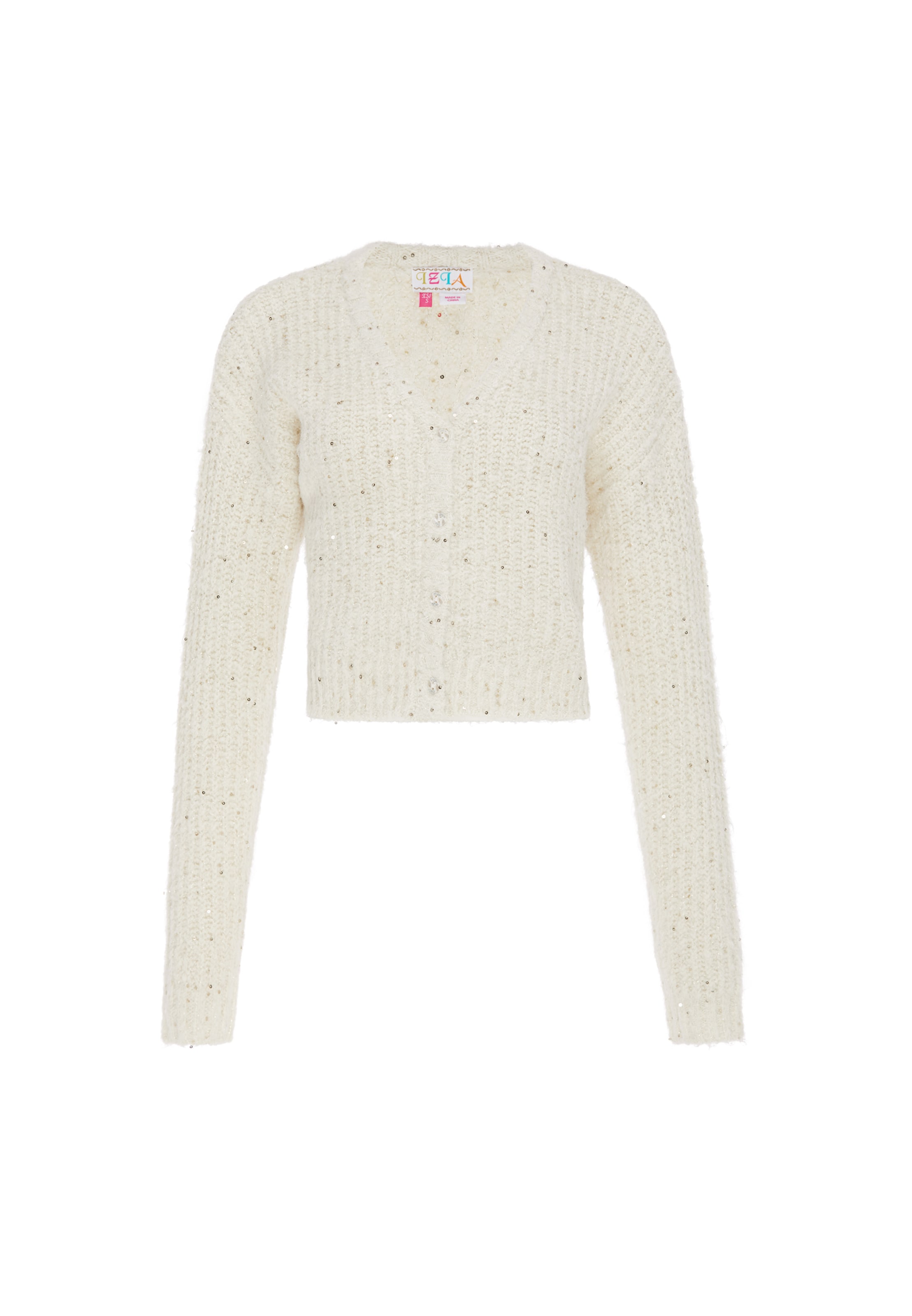 IZIA - Cárdigan en beige: frente