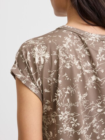 Fransa - Camiseta ' Seen ' en marrón