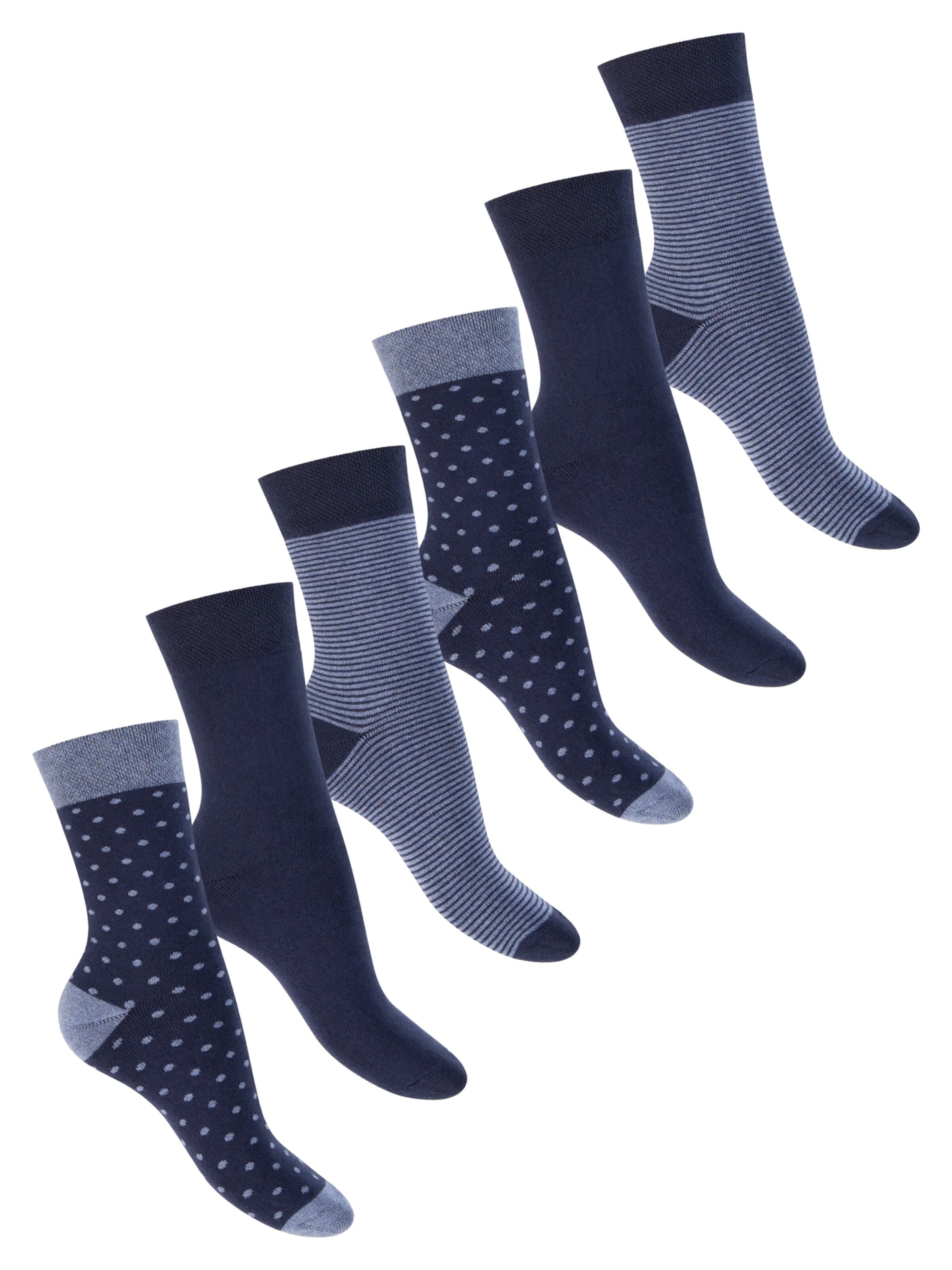 footstar Athletic Socks 'Winter Comfort' in Blue: front