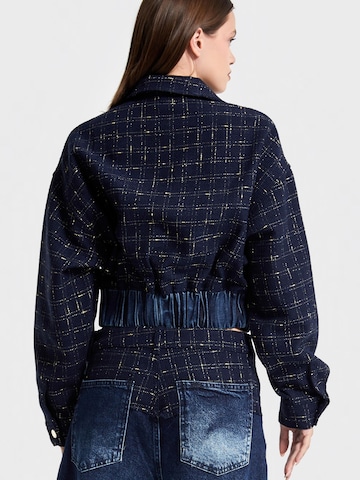 IT'S BASIC Tussenjas 'Bomber Denim Jacket' in Blauw