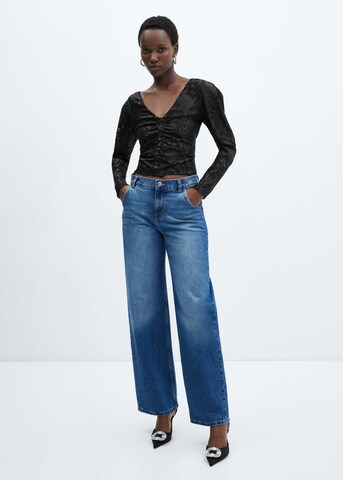 Chemisier 'Gloria' MANGO en noir