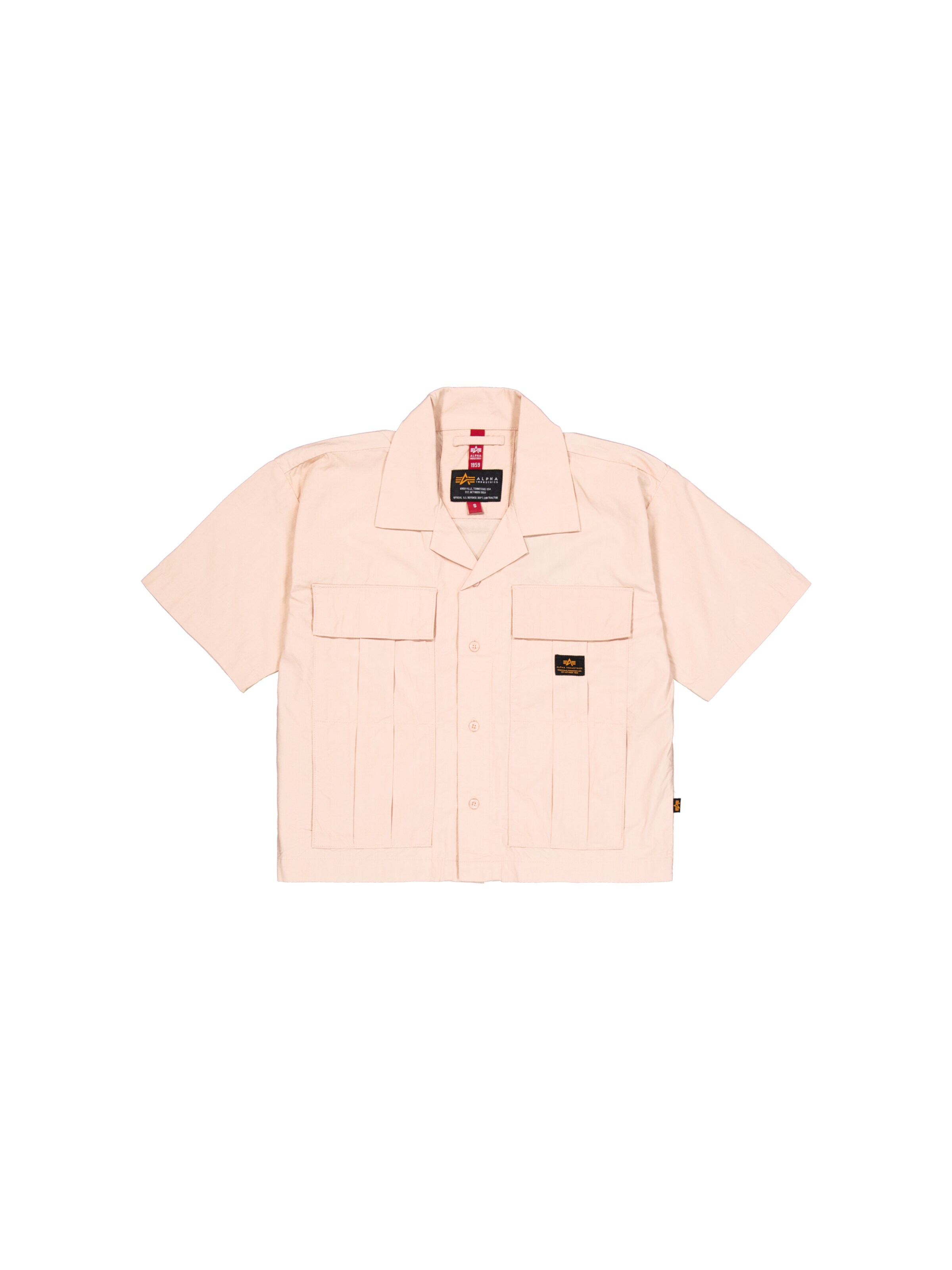 ALPHA INDUSTRIES Bluse in Braun: Vorderseite
