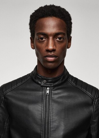 MANGO MANPrijelazna jakna 'Joseno' - crna boja