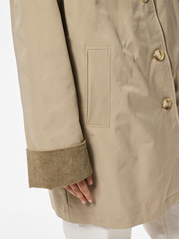 Manteau mi-saison 'SORMA ' PIECES en beige
