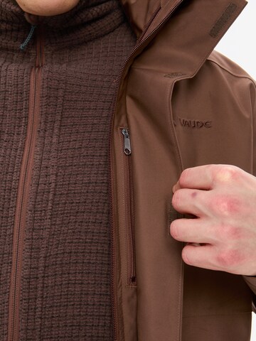 VAUDE Outdoor jacket 'Idris' in Brown