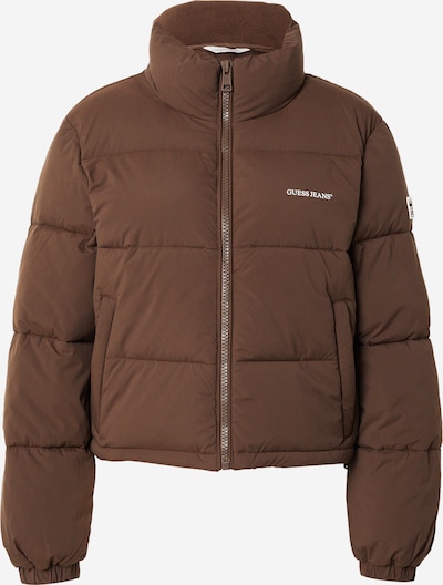 GUESS JEANS Zimska jakna u smeđa / bijela, Pregled proizvoda