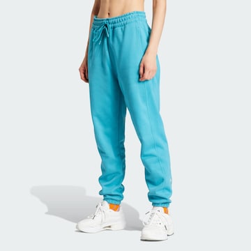 ADIDAS BY STELLA MCCARTNEY Tapered Workout Pants in Blue: front