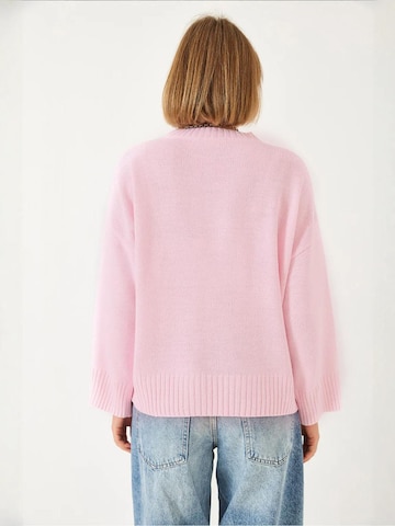 Bianco Lucci Oversized trui in Roze