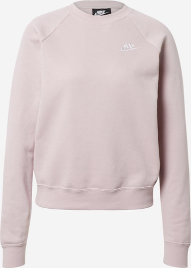 Bluză de molton Nike Sportswear pe șampanie / alb, Vizualizare produs
