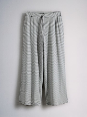 Wide Leg Pantalon The Set en bleu