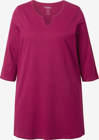 T-shirt Ulla Popken en violet : devant