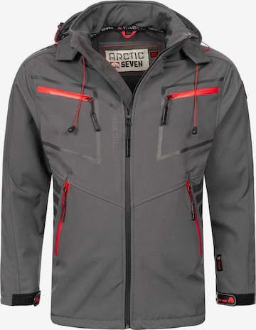 Veste fonctionnelle Arctic Seven en gris : devant