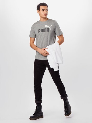 pelēks PUMA Sporta krekls 'Essentials'