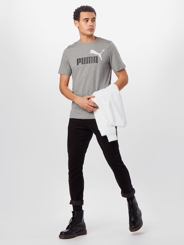 PUMA - Camiseta funcional 'Essentials' en gris