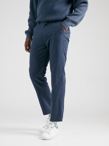 SELECTED HOMME Regular Chino trousers 'SLHMILES SUN' in Blue: front