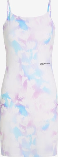 Suknelė iš KARL LAGERFELD JEANS, spalva – šviesiai mėlyna / uogų spalva / juoda / balta, Prekių apžvalga