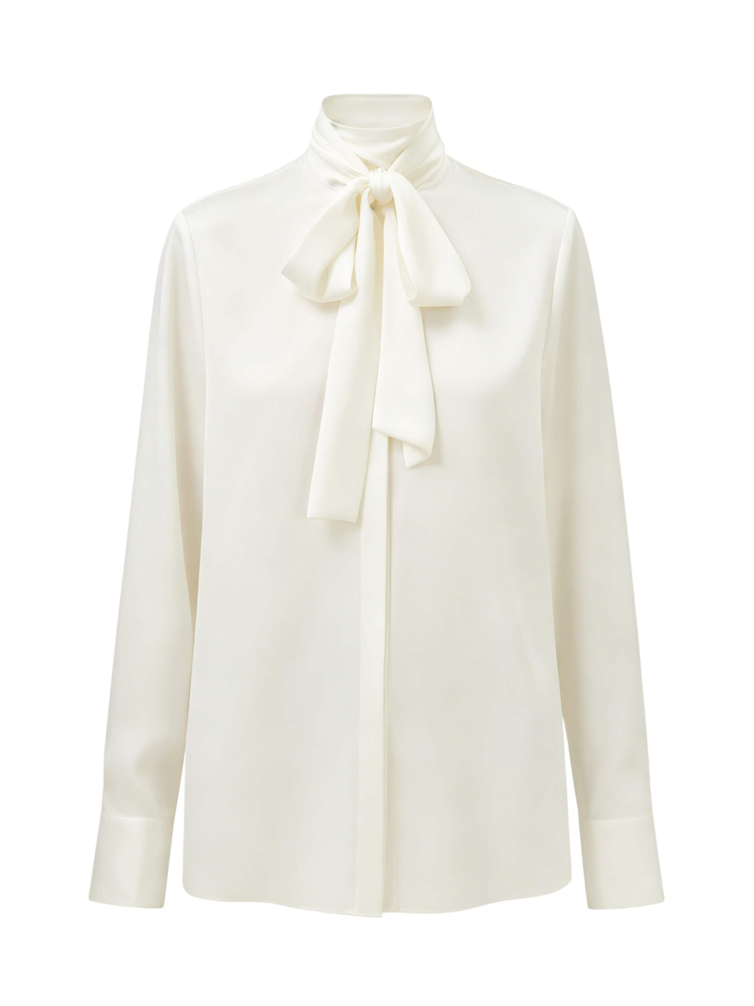 Lilysilk Blouse in White: front