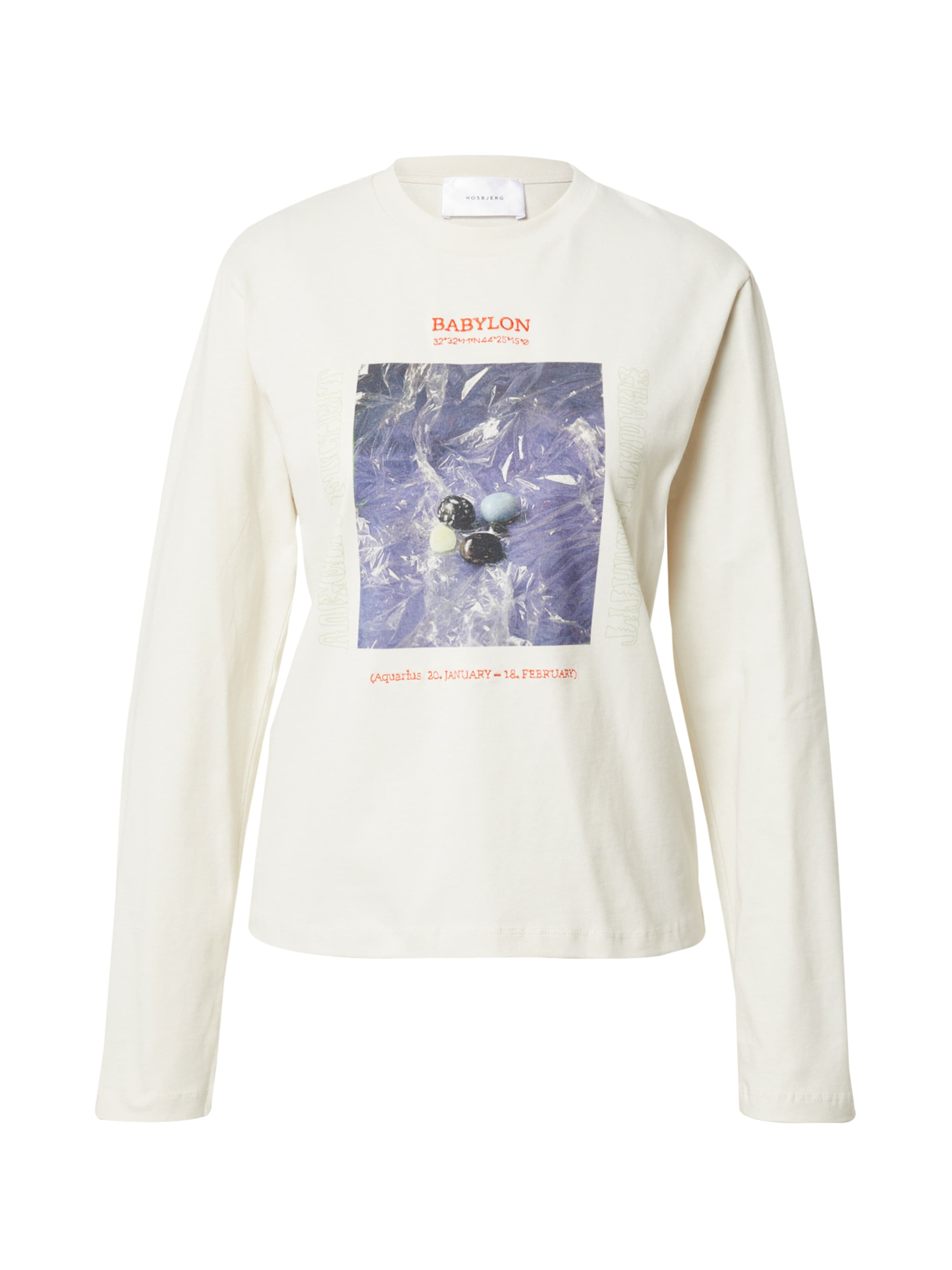 Hosbjerg Tričko – bílá: přední strana