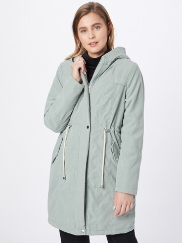 ABOUT YOU Between-Seasons Parka 'Charlize' in Green: front