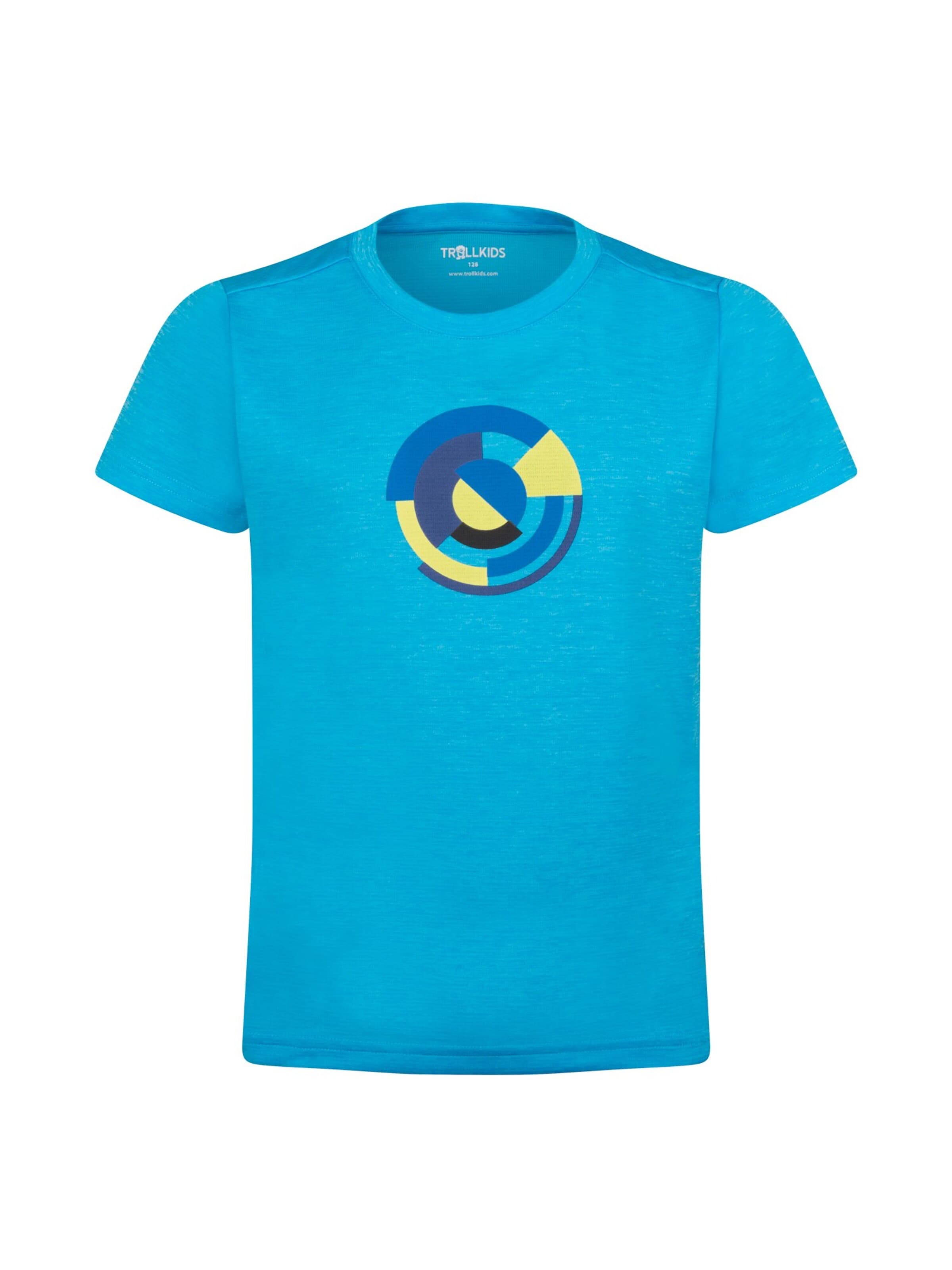 TROLLKIDS Performance Shirt in Blue: front