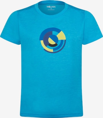 TROLLKIDS Performance Shirt in Blue: front