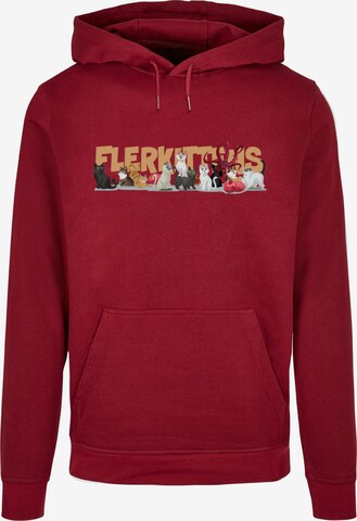 ABSOLUTE CULT Sweatshirt 'The Marvels - Flerkittens Group' in Red: front