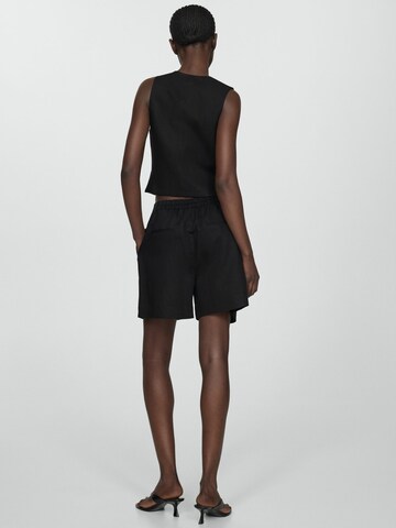 MANGO Loosefit Shorts 'Max' in Schwarz
