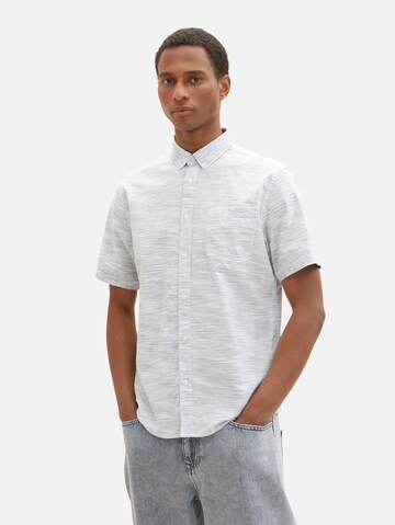TOM TAILOR Regular Fit Hemd in Blau: Vorderseite