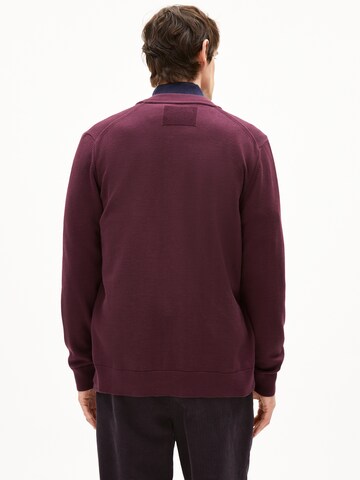 ARMEDANGELS Gebreid vest in Rood