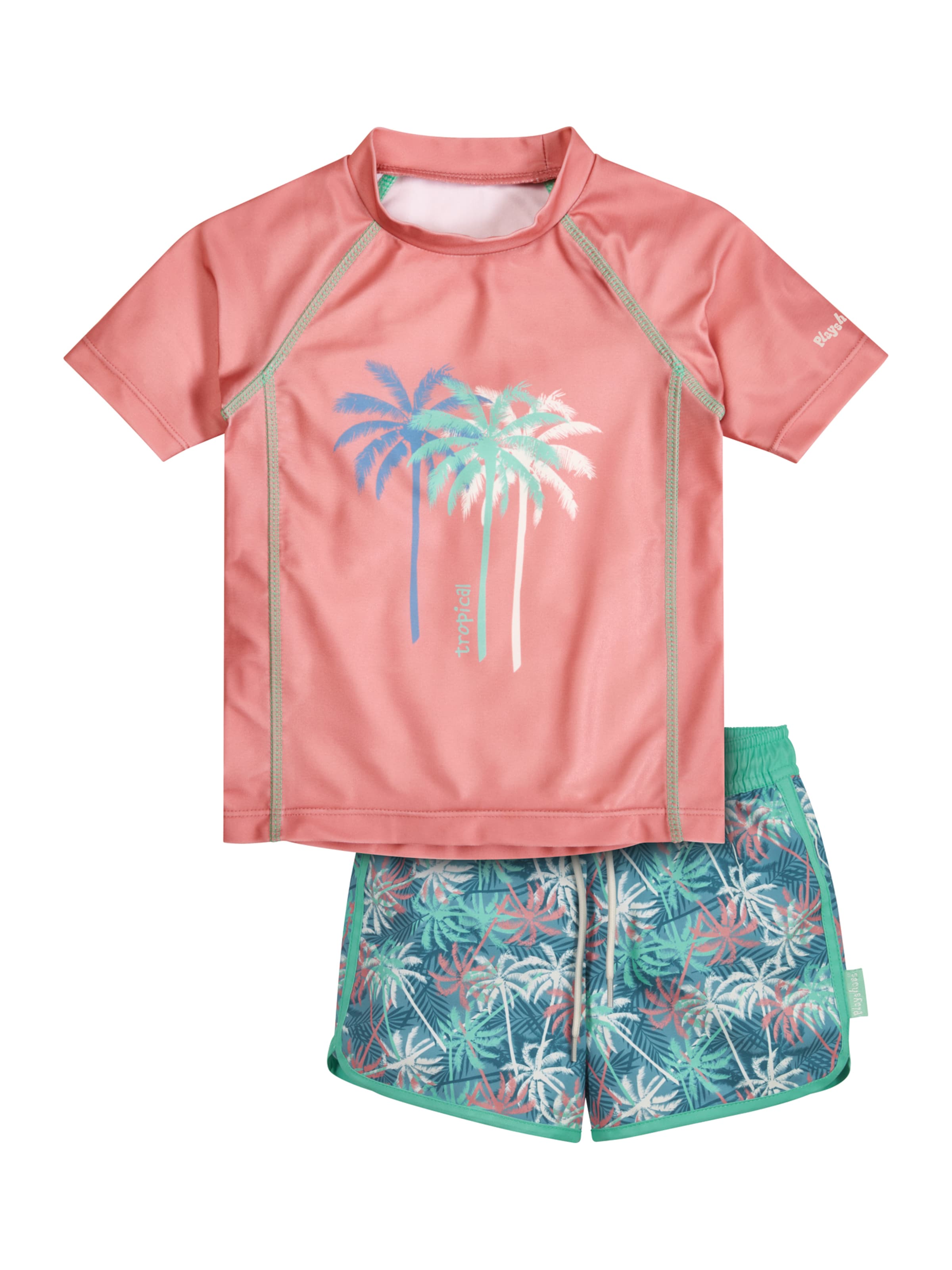 PLAYSHOES UV-skydd i grön: framsida