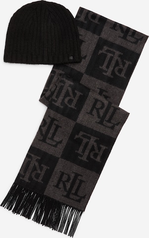 Lauren Ralph Lauren Scarf in Black: front